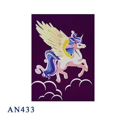 Unicorn Rainbow Pop Up Card