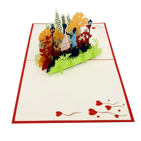 Engagement Pop Up Card