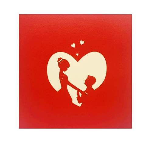 Engagement Pop Up Card