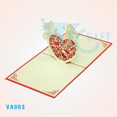 My Love Pop Up Card