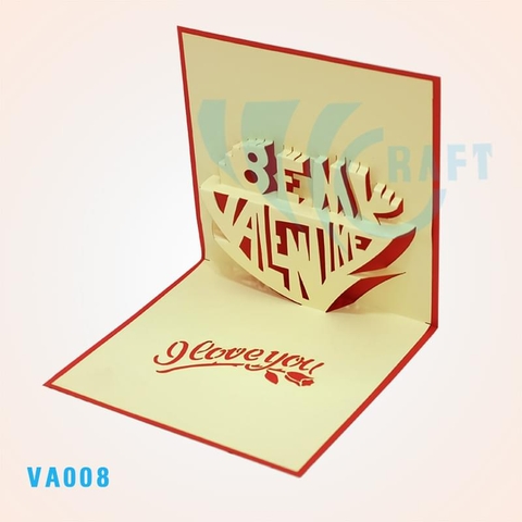 Be My Valentine Pop Up Card