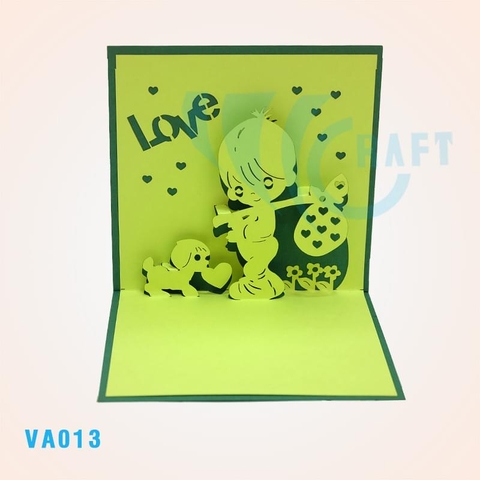 Lovey-dovey Pop Up Card 2