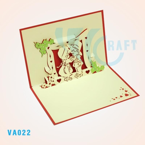 The Kiss Pop Up Card 4