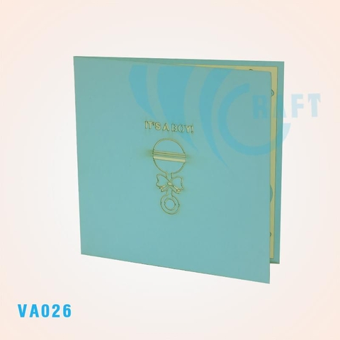 It's A Baby Pop Up Card