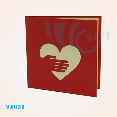 Love Heart Pop Up Card 3