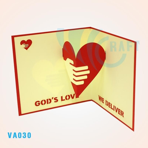Love Heart Pop Up Card 3