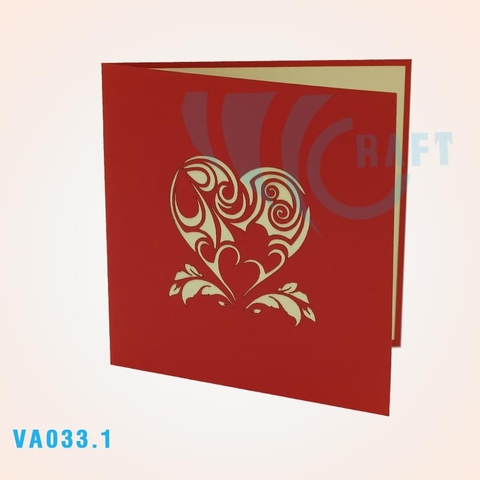 Love Heart Pop Up Card 2