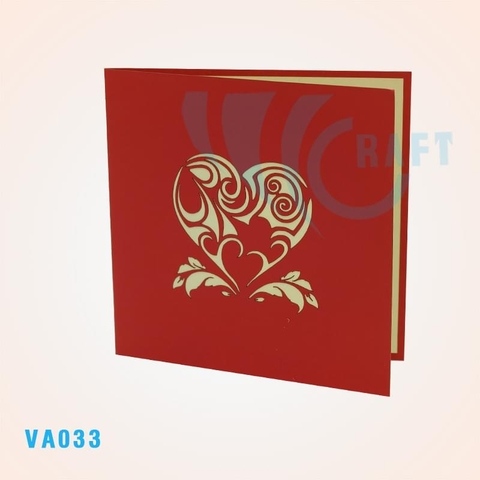 Love Heart Pop Up Card