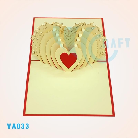 Love Heart Pop Up Card