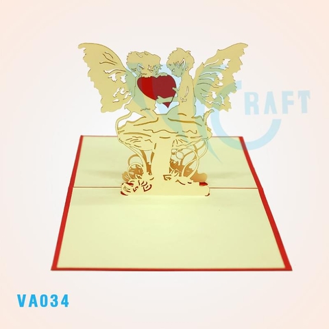 Love Angels Pop Up Card