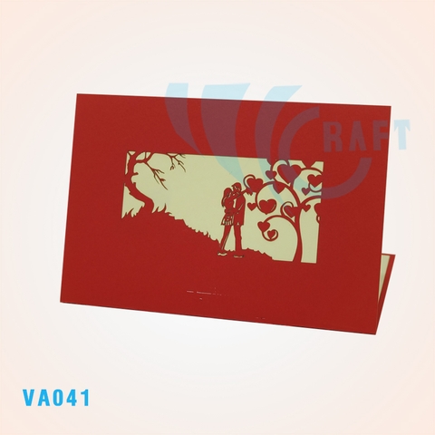 Lovely Kiss In The Morning Pop Up Card