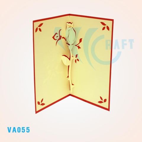 Rose Pop Up Card
