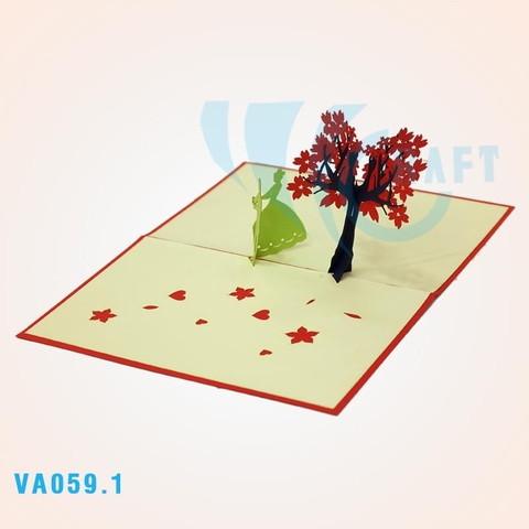 Valentine Tree Pop Up Card 2
