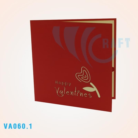 Heart Flowers Pop Up Card 2