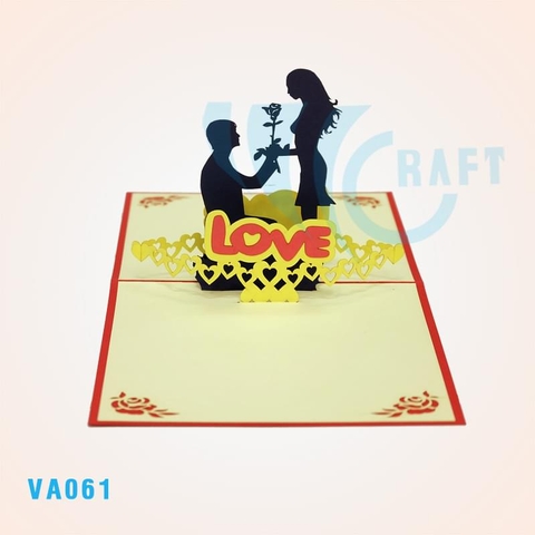 Engagement Pop Up Card