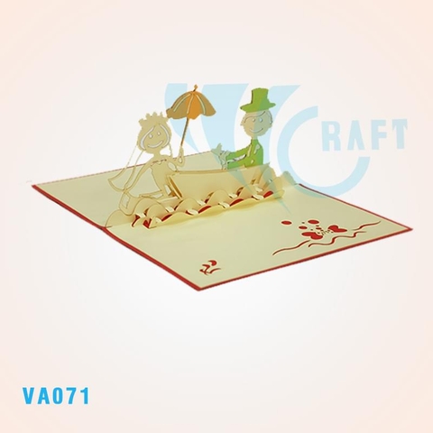 Loving Boat Pop Up Card