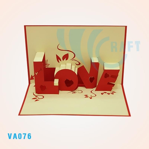 Love Card Pop Up Card