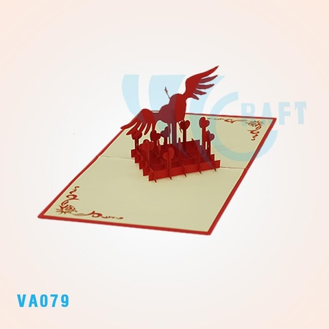 Wings Of Love Pop Up Card