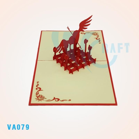 Wings Of Love Pop Up Card