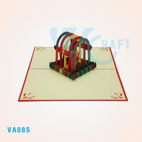 Angel's House Pop Up Card