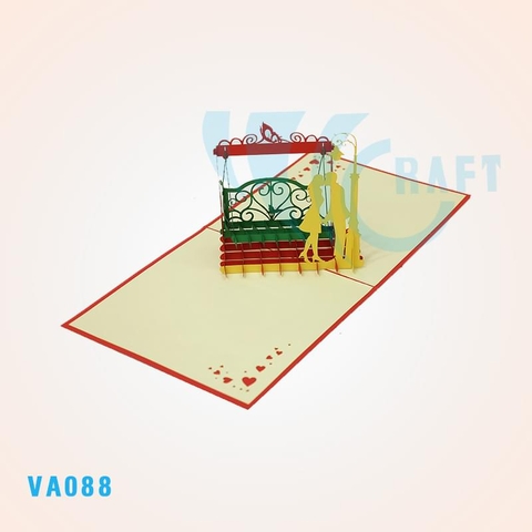 Love Swing Pop Up Card