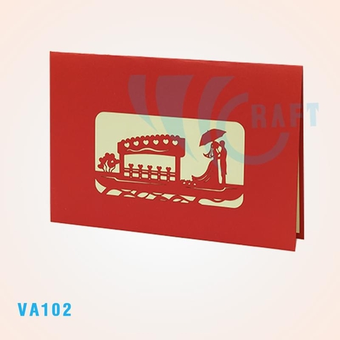 Boat Of Flowers Pop Up Card