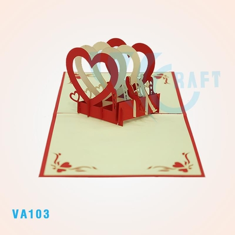 Love Heart Pop Up Card