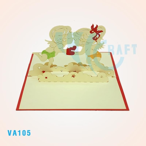 Cupid 3 Pop Up Card