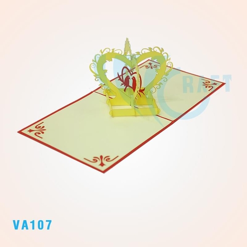 Love Birds Pop Up Card