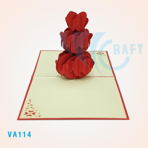 Hearts Tree Pop Up Card 2