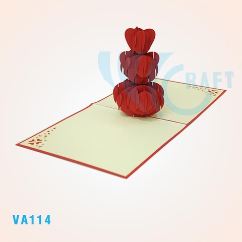 Hearts Tree Pop Up Card 2