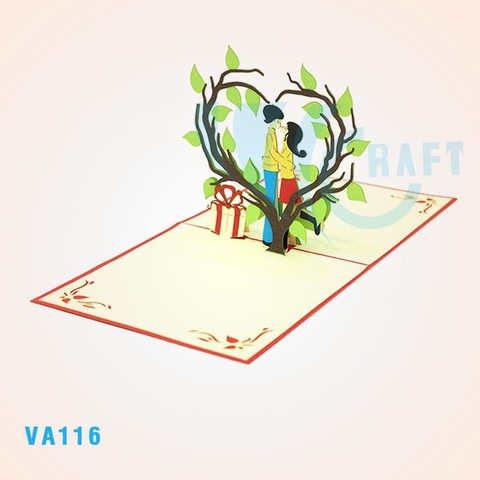 Love Tree Pop Up Card 4