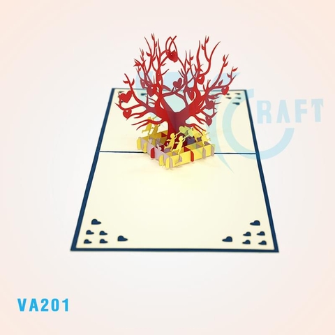 Cupid's Tree Pop Up Card