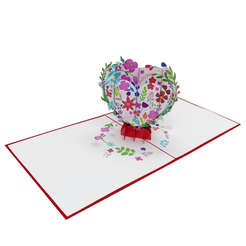 Love Heart Pop Up Card