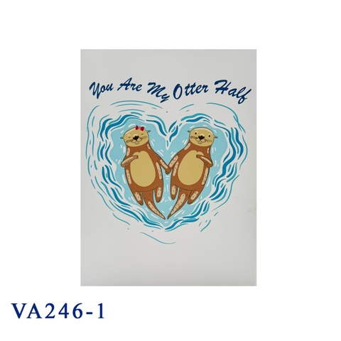 New Otterly In Love Pop Up Card
