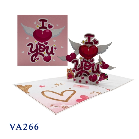 I Love You Pop Up Card