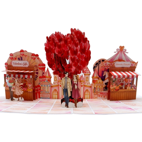 Valentines Pop Up Greeting Card