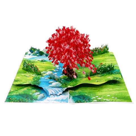 Love Tree Pop-Up Card – A Romantic 3D Story of Love