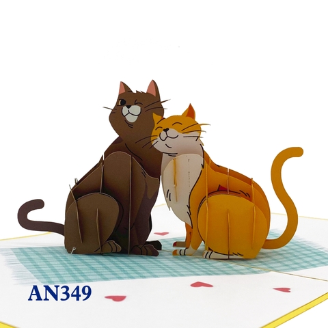 Cats 3D Pop Up Card