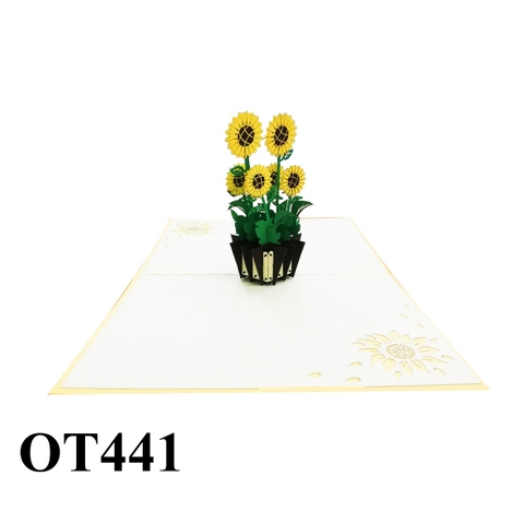Sunflower Pop Up Card