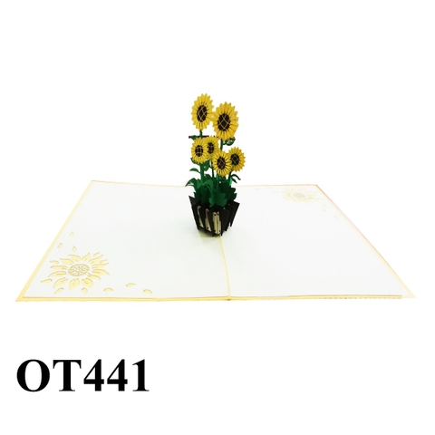 Sunflower Pop Up Card
