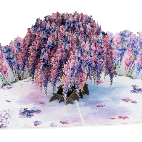 Wisteria Pop-Up Card