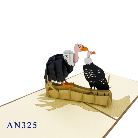 Vulture Pop Up Card