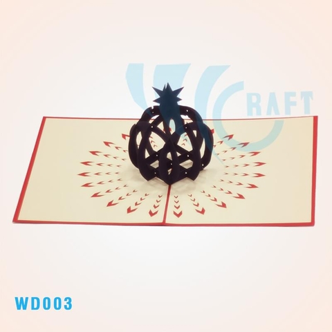 Wedding Globe Pop Up Card