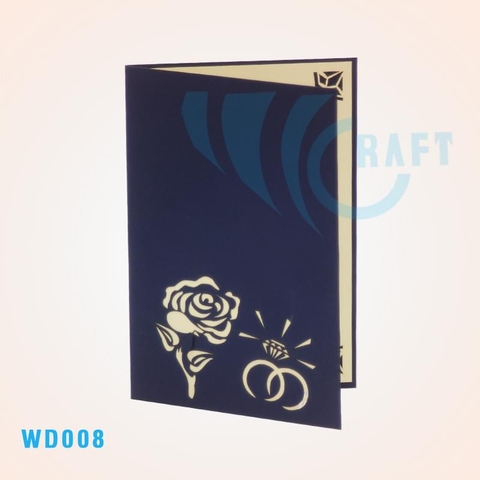 Wedding Rings 3 Pop Up Card