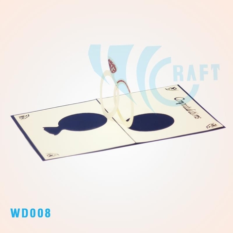 Wedding Rings 3 Pop Up Card