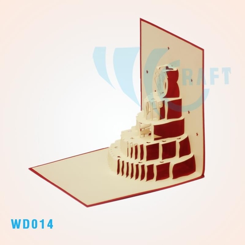 Wedding Cake 2 Pop Up Card