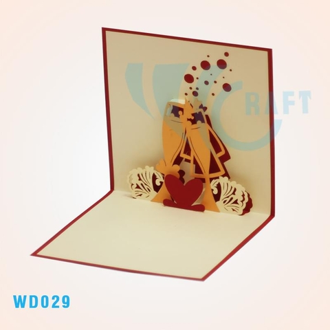 Champagne Pop Up Card