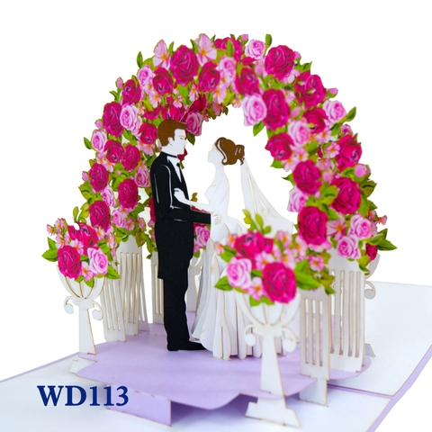 Wedding Invitation Pop Up Greeting Card