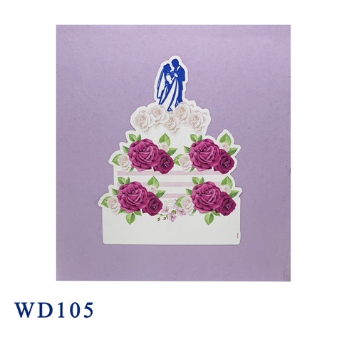Wedding Cake Pop Up Card